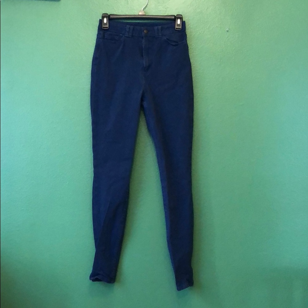 American apparel high waisted jeans
